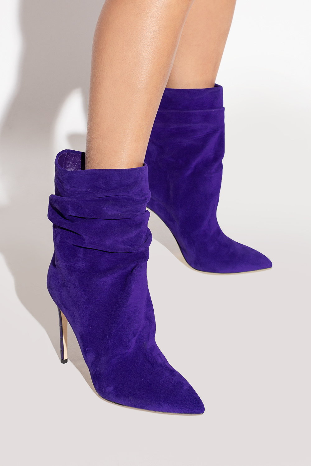 Purple suede boots hotsell